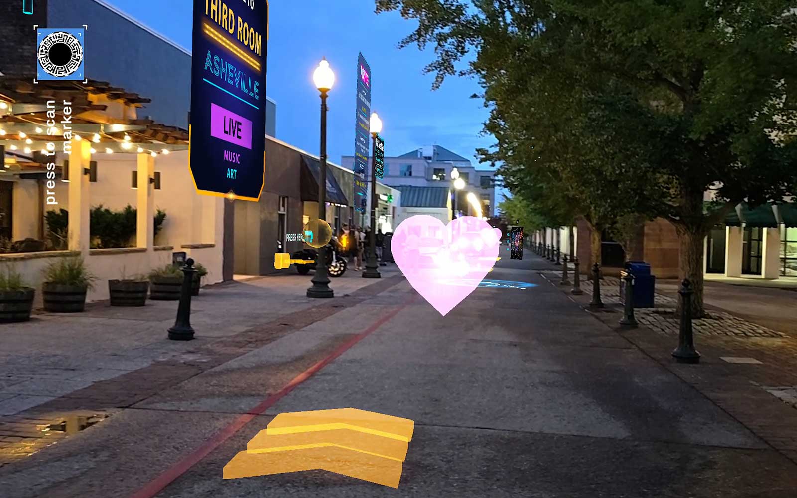 Connected walking routes and neighborhood trails