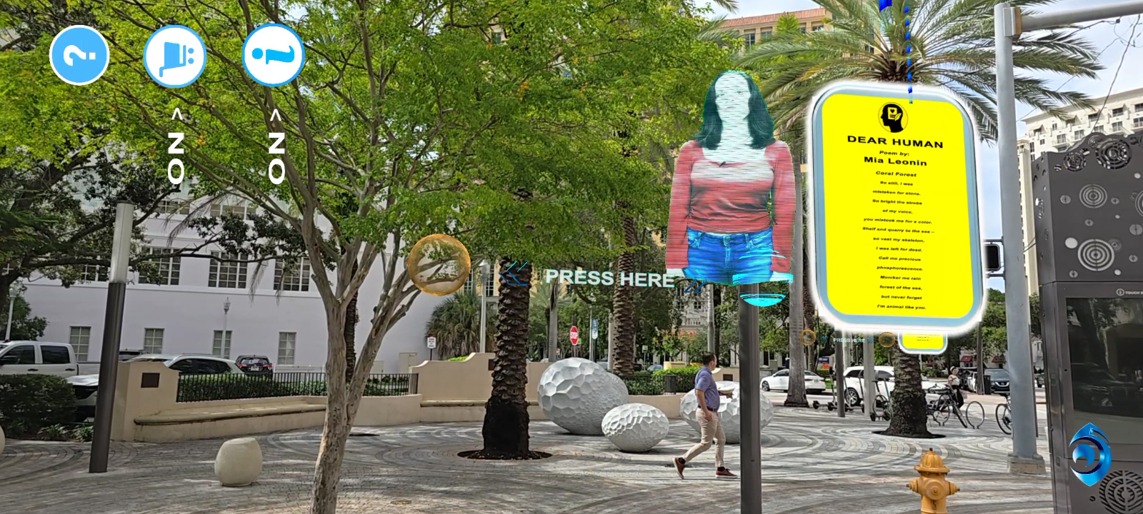 Coral Gables civic augmented reality experience