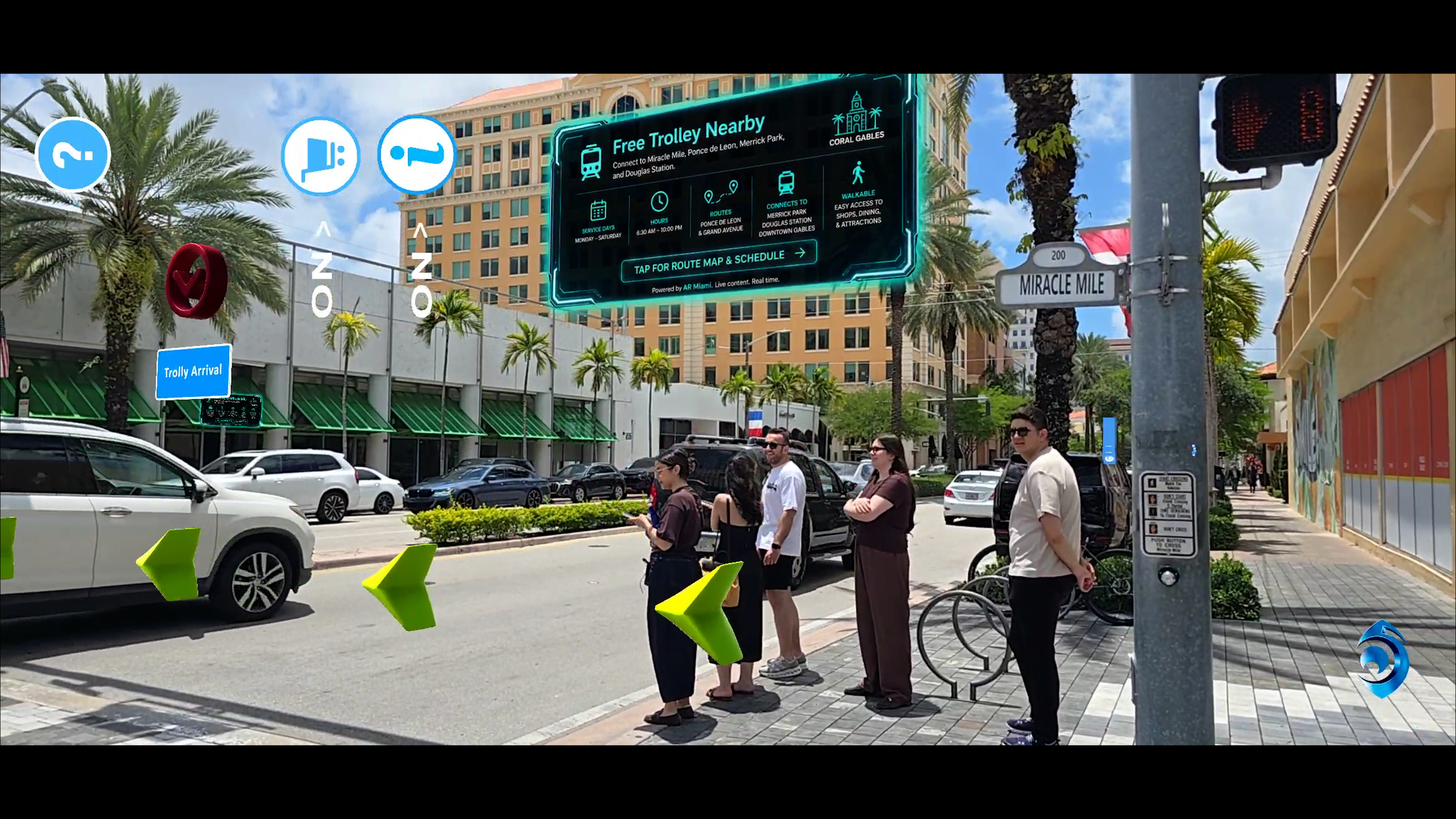 AR Miami Featured Experiences spatial installations
